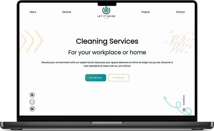 let it shine website on macbook