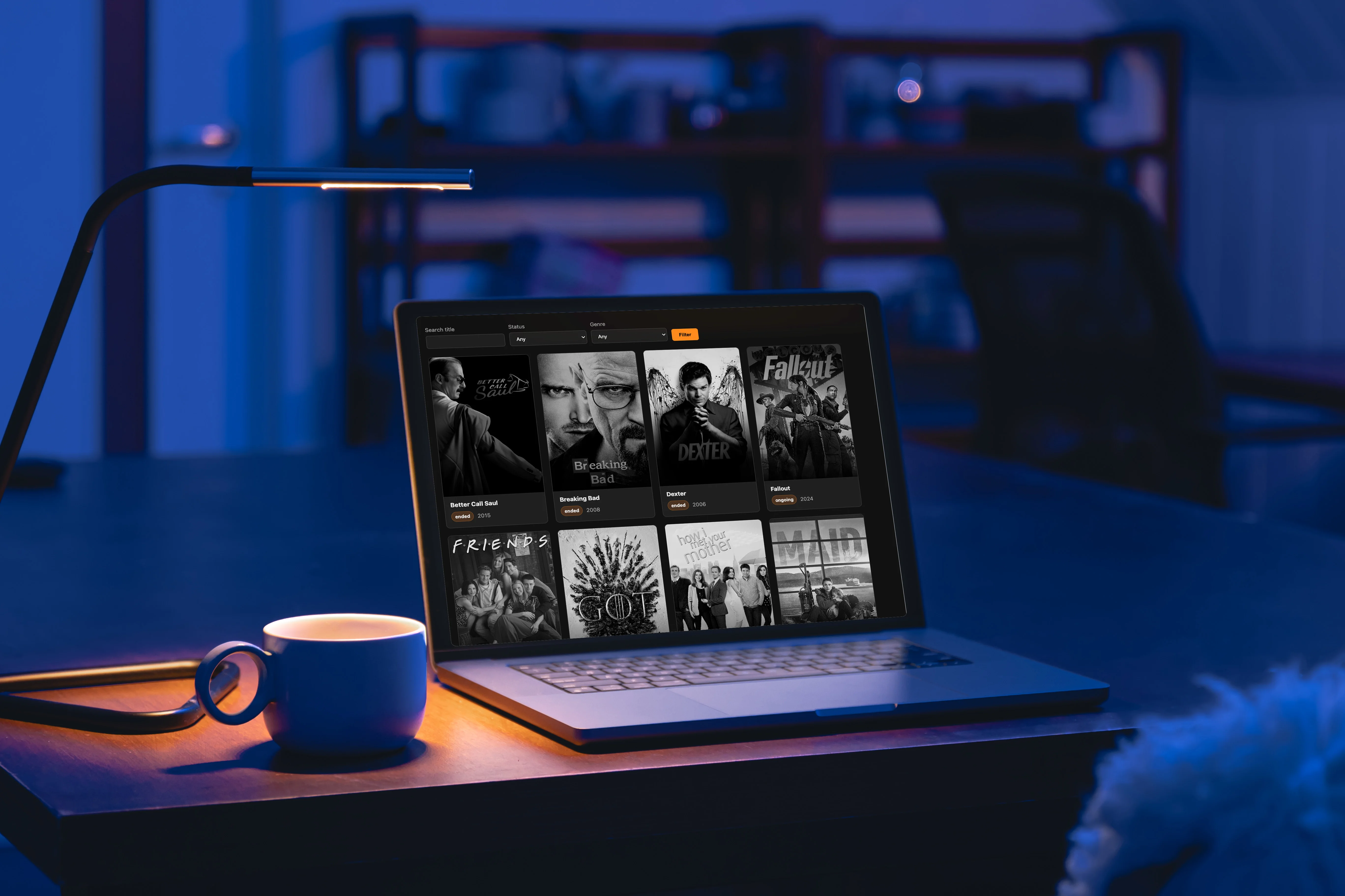 RodFlix TV series catalogue web app