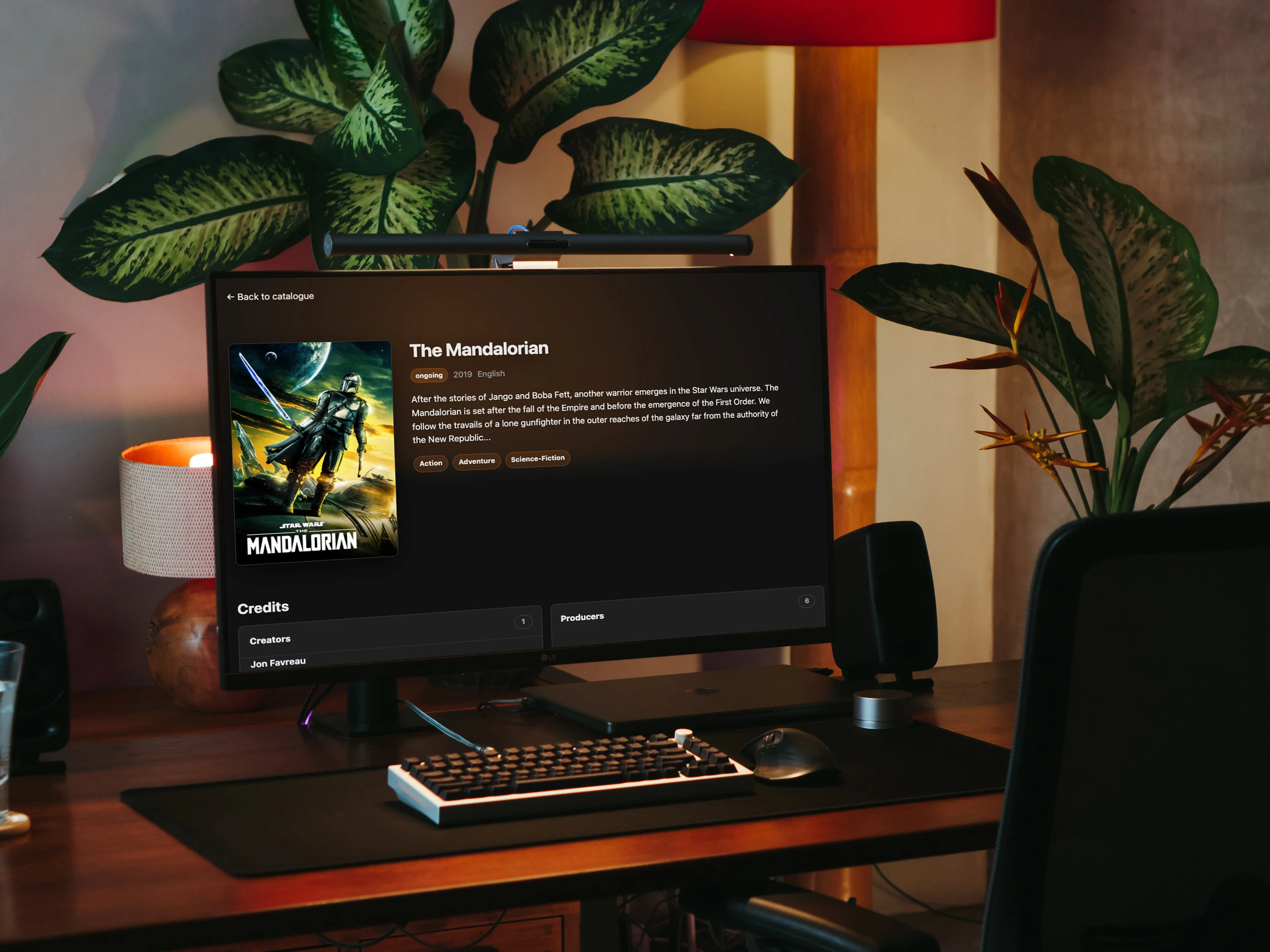 rodflix series page on a computer screen