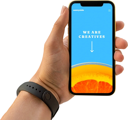 sunnyside website on mobile